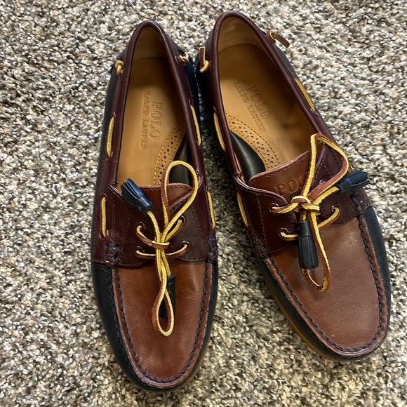 Men’s POLO Ralph Lauren Topsiders ! Excellent!!! 8.5 - Picture 2 of 6